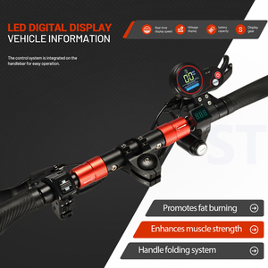 Top Ranking pieghevole Off-road Scooter elettrico 1200W potente motorino elettrico con sedile - Product Image 4