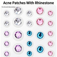 Patch Hydrocolloïde Anti-Acné Scintillant avec Strass et Acide Salicylique, Autocollant Éclatant pour Boutons à la Centella pour Couvrir les Imperfections