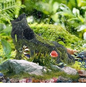 Decoración de acuario Reptil Escondite Gran Reptil Roca Escondite <span class=keywords><strong>Cueva</strong></span> Reptil Anfibio Tortuga <span class=keywords><strong>Puente</strong></span> Serpiente Oculta Roca de resina - Product Image 5