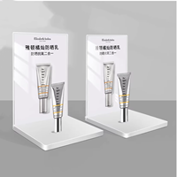 Présentoir de Comptoir Professionnel en Acrylique Transparent pour Cosmétiques, Plateau Carré pour Parfums et Soins de la Peau, Présentoir Marketing