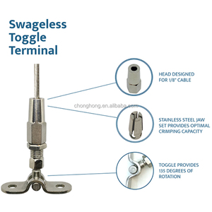 Fábrica de China Rieles de cubierta Hardware Swage <span class=keywords><strong>Toggle</strong></span> Tensor Cable Barandilla Kit T316 Acero inoxidable Swageless Terminal Deck <span class=keywords><strong>Toggle</strong></span> - Product Image 2