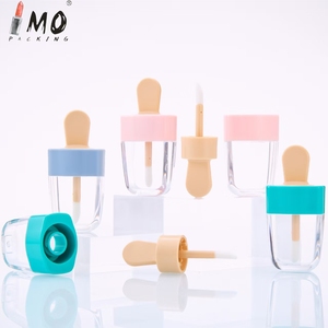 Crème glacée bricolage brillant à lèvres Tube rouge à lèvres Tube vide moulage par <span class=keywords><strong>Injection</strong></span> Tube cosmétique Transparent - Product Image 4