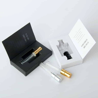 Paquet de papier de test de parfum de marque privée personnalisée boîte d'emballage d'échantillon de parfum en gros avec conception gratuite