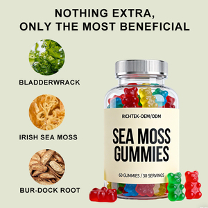 <span class=keywords><strong>Vinaigre</strong></span> de cidre de pomme de marque privée gommeux pour adultes enfants saveur soutient <span class=keywords><strong>Gel</strong></span> mousse de mer vente en gros de bonbons à la mousse de mer biologique - Product Image 3