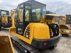 Digger Excavator Used KOMATSU PC55MR-2 Mini Crawler Hydraulic Digger PC56-7 Used Mini Excavator Price