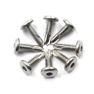 410 a croce in acciaio inossidabile con testa a incasso a vite autoforante a testa tonda a coda di rondine autoforante M3. 5 - M6.3 - Product Image 3