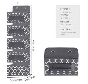 Over the Door Hanging Organizer <b>Pantry</b> Closet Storage Organizer With 5 Large Pockets - Product Image 5