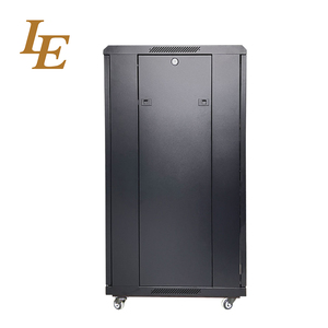 Armoire rack 19 pouces 22U 27U, largeur 600 mm, profondeur 600 mm, porte en verre trempé avec ventilateurs de refroidissement, armoire informatique et de télécommunications - Product Image 6