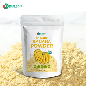 Herbspirit Polvere di Banana Importata, Polvere di Succo di Banana, Polvere di Frutta, Confezione da 50g, Additivo Alimentare Aromatizzante per Frullati - Product Image 1