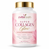 Complément Alimentaire Végétarien 7-en-1 au Glutathion et Collagène, Antioxydant, Éclaircissant pour la Peau, Riche en Protéines, Marque Blanche