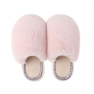 Pantuflas <span class=keywords><strong>de</strong></span> Invierno para <span class=keywords><strong>Niñas</strong></span> 2024, Antideslizantes, con Forro <span class=keywords><strong>de</strong></span> Piel <span class=keywords><strong>de</strong></span> Conejo Suave, que Aumentan la Altura, Cálidas para el Hogar, Simples y Coloridas - Product Image 2