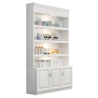 Vitrine de salon de beauté de luxe personnalisée populaire, présentoir de parfum, présentoir de cosmétiques
