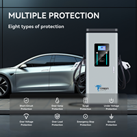 Station de recharge rapide Tpson ProCharge 120 DC 120 kW CCS2 avec sortie réglable pour véhicules électriques à usage commercial