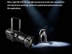 Projecteur LED Leko à profil pré-focus 200W, ventilateur silencieux, pour théâtre, studio et diffusion télévisuelle - Product Image 3