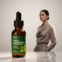 Gouttes de chlorophylle de spiruline végétalienne naturelle OEM - Détoxification, amélioration de l'énergie et renforcement du système immunitaire
