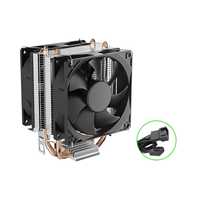 Refroidisseur de processeur 21 dB ultra silencieux, durée de vie de 60 000 heures, ventilateur 4 broches 1800 tr/min, TDP 100 W pour ordinateur de bureau Intel AMD