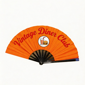 Abanico Plegable Jack and Jill of America con Logotipo, Accesorio para Fiestas y Bailes, Abanico Promocional para Eventos, Abanico Grande - Product Image 3