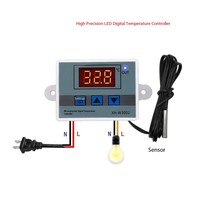 Contrôleur de température industriel en plastique IP43 Modèle XH-W3002 avec écran LED -50-110 Gamme OEM/ODM