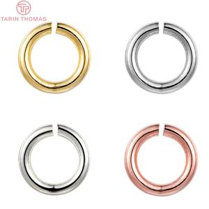 Anillos de <span class=keywords><strong>Salto</strong></span> y Anillos Divididos de Latón Chapado en Oro de 24K y Plata Real al por Mayor para Accesorios de Fabricación de Joyas, Pendientes y Collares - Product Image 1