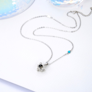 Collana con ciondolo in argento Sterling 925 moda estate Langyue gioielli da donna personalizzati dodici costellazioni Sagittarius Design - Product Image 4