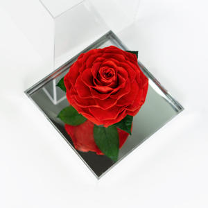 Miroir fleur éternelle rose géante acrylique boîte-cadeau décoration cadeau pour amis sur les festivals - Product Image 6
