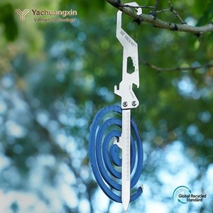 Soporte multifuncional para espiral antimosquitos de acero inoxidable para exteriores, abridor de botellas, regla medidora, plegable e insertable - Product Image 2