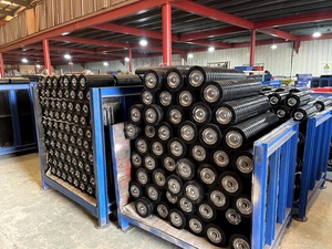 Chất lượng cao HDPE băng tải con lăn tải Vật liệu máy móc mặc sức đề kháng trở lại con lăn HDPE làm biếng với bóng mang - Product Image 4