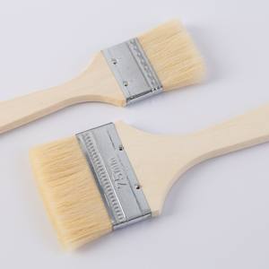 Pinceau industriel à poils naturels doux et fibres synthétiques pour peinture murale, colle pour <span class=keywords><strong>barbecue</strong></span>, nettoyage domestique, manche en bois/plastique - Product Image 5