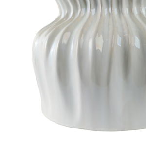 Sculpted Decorative Outdoor Side Table <b>Stool</b> Modern Indoor <b>Garden</b> Plant Stand Accent <b>for</b> Home Decor Styling - Product Image 5