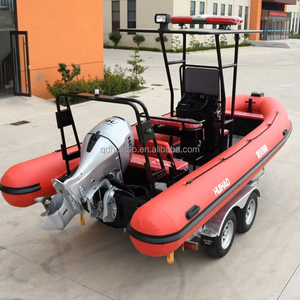 Nuevo estilo, barco deportivo de aluminio de 5,8 M, bote de costilla inflable de <span class=keywords><strong>rescate</strong></span> de dragón marino con motor fuera de borda para buzo, longitud total de 19 pies - Product Image 1
