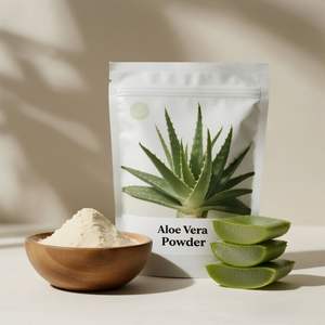 有機アロエベラ抽出物食品グレード冷凍乾燥アロエベラジュース粉末天然アロエベラ粉末 - Product Image 2