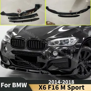 ลิ้นกันชนหน้า 4 ชิ้น สำหรับ F16 M Sport ปี 2014-2018 ชุดแต่งสปอยเลอร์ล่าง ดิฟฟิวเซอร์ บอดี้คิท แผ่นกันกระแทกตกแต่ง - Product Image 1