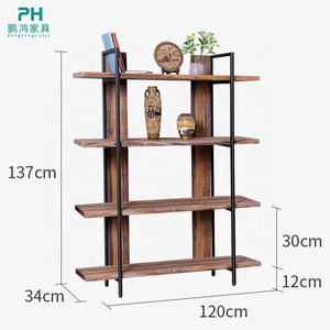 Espositore in legno Vintage Scaletta <span class=keywords><strong>Design</strong></span> <span class=keywords><strong>Moderno</strong></span> per L'ambiente Ufficio Book Shelf - Product Image 2