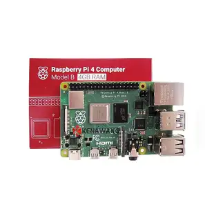 جهاز Raspberry Pi 4 طراز B برامات 1 جيجابايت / 2 جيجابايت / 4 جيجابايت لجهاز Raspberry Pi 4B بنمط التركيب الذاتي