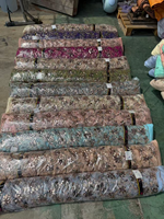 Tissu en dentelle brodée de perles et de paillettes de luxe pour vêtements de fête africains