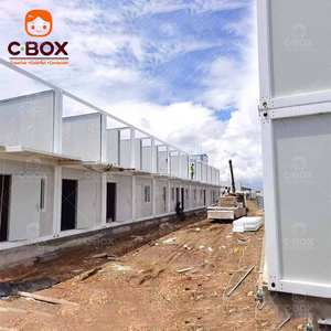 Bâtiments de bureau mobiles Cbox, panneaux sandwich, maisons miniatures modernes, dortoirs pour travailleurs, maisons modulaires préfabriquées en conteneurs - Product Image 1