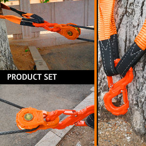 Correa de <span class=keywords><strong>remolque</strong></span> de recuperación de servicio pesado de alta calidad Snatch Tree Saver accesorios de <span class=keywords><strong>coche</strong></span> correas de <span class=keywords><strong>remolque</strong></span> con bucles - Product Image 3