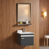 Nouvelle arrivée : Meuble-lavabo mural compact, idéal pour les salles de bain de petits appartements