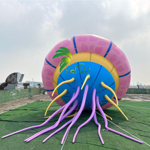 Modelo de medusas inflables mega coloridas para decoración de eventos - Product Image 5
