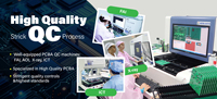 24 horas entrega rápida Fabricación de PCB personalizada PCB multicapa con montaje de componentes MOQ 1 PCS 1 año de garantía