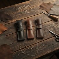 Étui à stylo en cuir, pochette à stylo de qualité supérieure, porte-stylo protecteur et organisateur