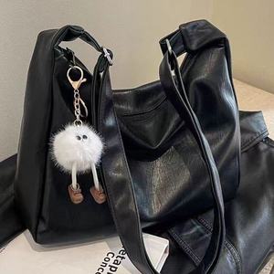 Bolsos de hombro retro de gran capacidad para mujer, bolsos de mano de moda, bolsos de mano de cuero PU de diseñador, bolsos cruzados para mujer, bolso diario. - Product Image 2