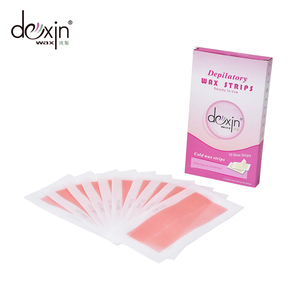 Tiras de <span class=keywords><strong>cera</strong></span> desechables sin dolor directas de fábrica <span class=keywords><strong>para</strong></span> depilación portátil versátil <span class=keywords><strong>para</strong></span> cara pierna leche miel manteca de karité jazmín - Product Image 6