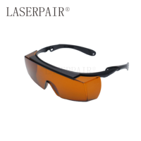 Lunettes de sécurité laser KTP 532 808 1064 certifiées CE LP-GTY-2, monture TR90, protection 180-534nm et 800-1100nm pour hommes et femmes