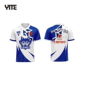 Camicia di eSport personalizzata di Design gratuito in tutto stampa eSport Jersey stampa rapida asciugatura personalizzata della squadra Logo eSport <span class=keywords><strong>t</strong></span>-<span class=keywords><strong>Shirt</strong></span> da gioco - Product Image 1