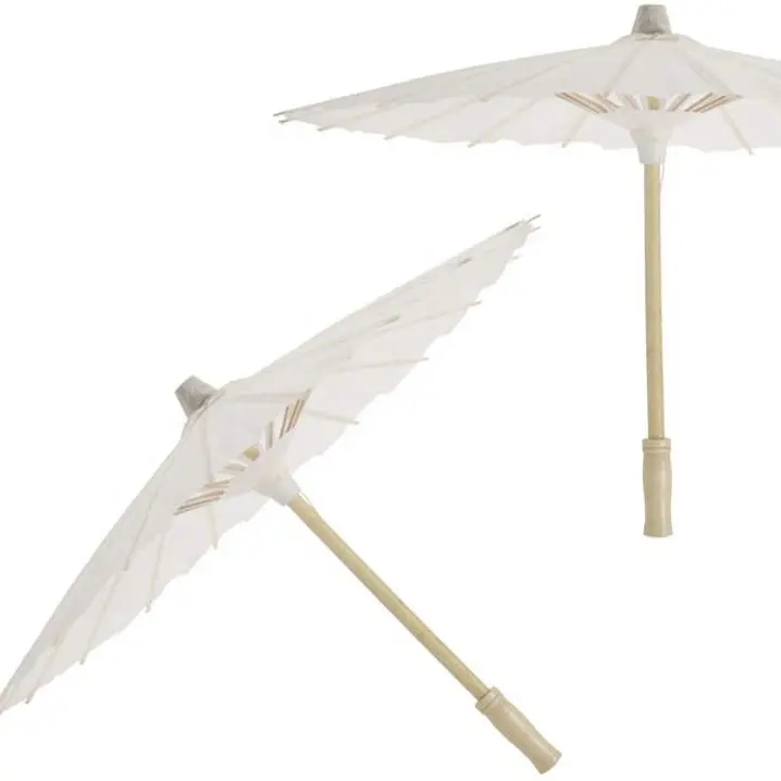 Лидер продаж, высококачественный зонтик из белой бумаги, Свадебный Сувенирный зонт от солнца, индивидуальный логотип, бумажный зонтик пагода, зонтик