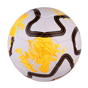 Custom Logo Soccer Diamond Texture PVC Machine <b>Stitched</b> Football Ball for <b>Gifts</b> and Recreation Made in Vietnam Factory Wholesale - Product Image 1