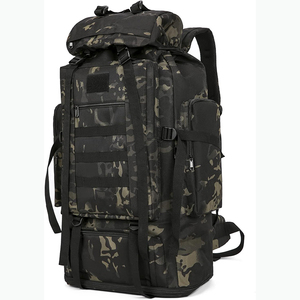 Free sample Personalized Hiking Backpack with Logo Men's Multipurpose Large Travel Canvas <b>Rucksack</b> - Product Image 3
