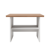 Table de réception de bureau moderne minimaliste écologique à hauteur réglable, plateau en bois E1 ignifuge en mélamine