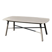 Ensemble de meubles de jardin de haute qualité, modernes et populaires, avec structure en aluminium, pour terrasse et salon de jardin, comprenant un canapé et une table basse.
